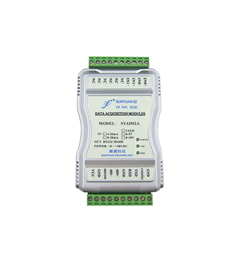7、SY AD 04/SY AD08系列低成本模擬量轉(zhuǎn)RS485多路輸入端共地型總線智能傳感器模塊